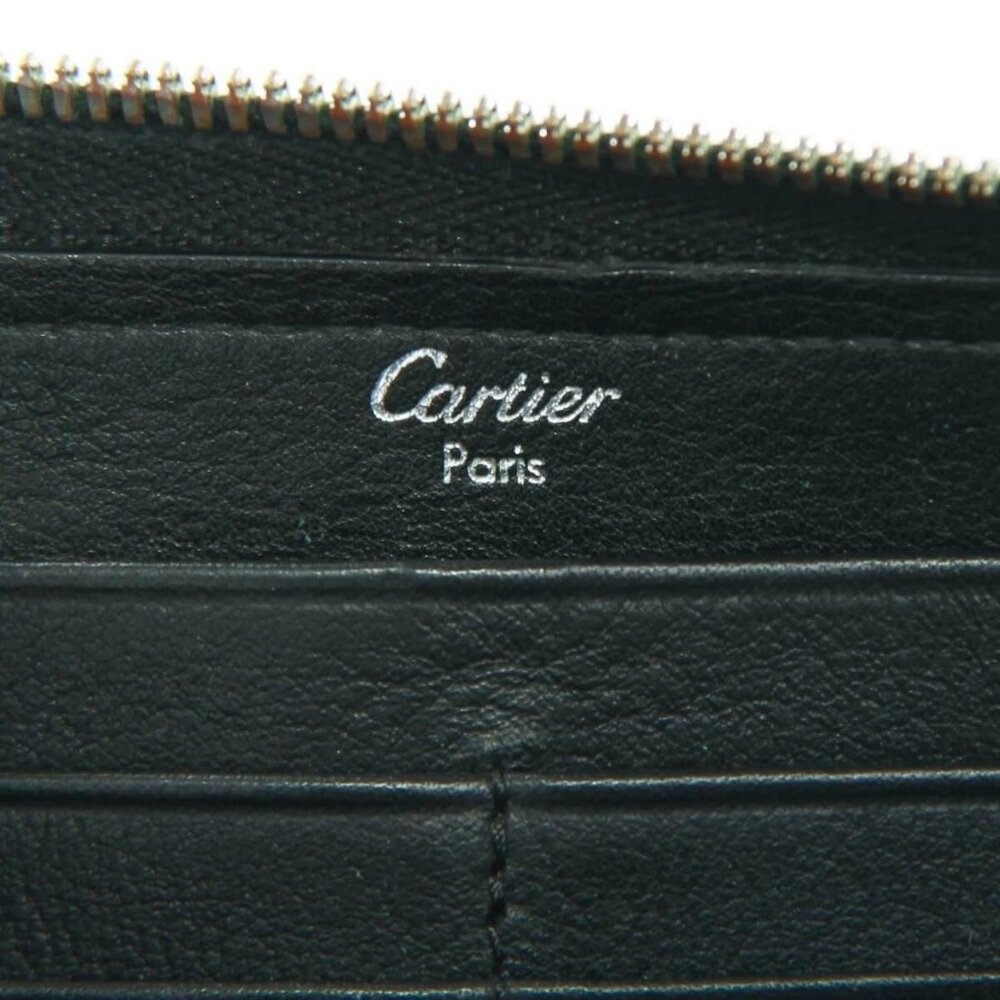 Authentic Must De Cartier Happy Birthday black zippy wallet - Picture 9 of 11